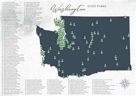 Wa State Parks Map - Alecia Lorianna