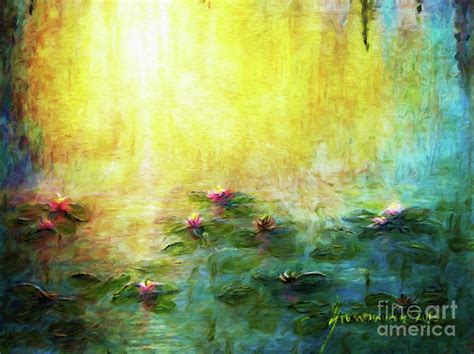 Water Lilies Impressionism Painting by Jerome Stumphauzer - Fine Art America