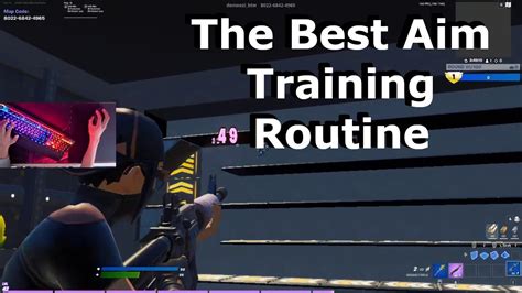 The Best Aim Training Routine For Fortnite - YouTube