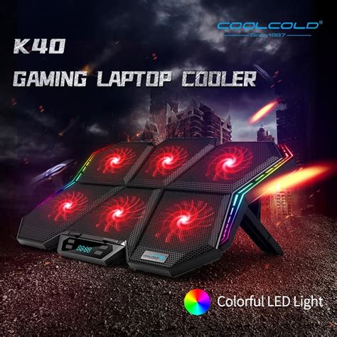 Powerful Gaming RGB Laptop Cooler Pad