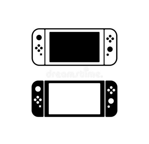 Nintendo Switch. Game Controller Design Template Icon Stock Vector ...