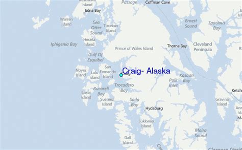 Craig, Alaska Tide Station Location Guide