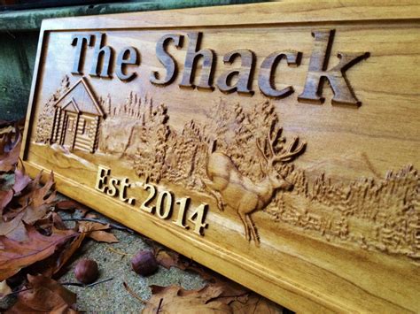 Personalized Cabin Sign Custom Wood Sign Rustic Cabin Decor