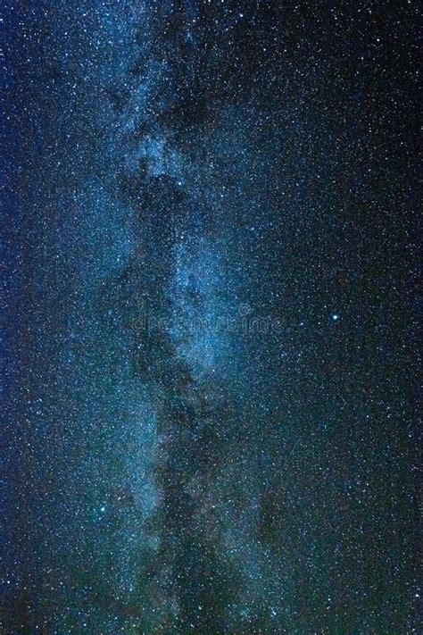 Clear Night Sky with Milky Way and Huge Amount of Stars. Stock Image ...