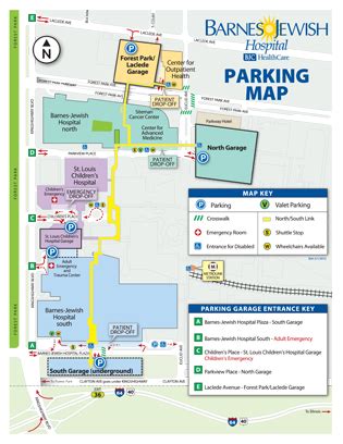 Barnes Jewish Hospital Map - Map Of The World