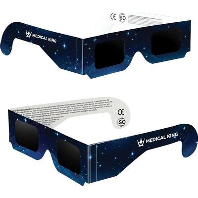 Solar Eclipse Glasses 2 Pack - 2024 Ce And Iso Certified 2024 Galaxy Design Safe Shades For ...