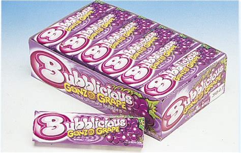 Bubblicious Gonzo Grape Gum - CandyMachines.com