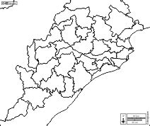 Odisha: Free maps, free blank maps, free outline maps, free base maps