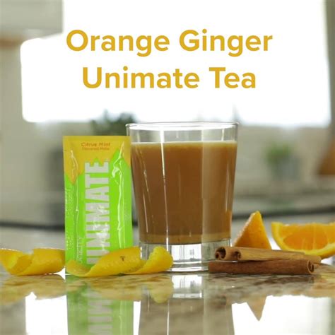 Orange Ginger Unimate Tea | Feel cozy all day long with this hot and delicious Unimate recipe ...