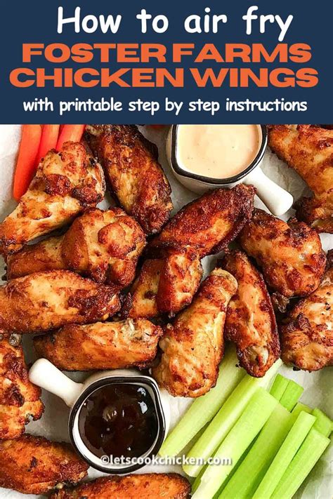 Foster farms chicken wings (air fryer) - Let’s Cook Chicken!