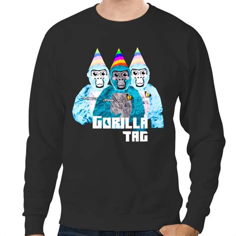 Gorilla Tag JMANCURLY Merch for Boys VR Gaming Boys Teens Sweatshirts sold by Mommybear | SKU ...