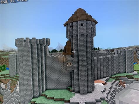 Castle tower : r/Minecraft