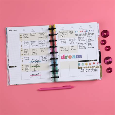 2023 Happy Brights Happy Planner - Classic Colorblock Layout - 18 Mont ...