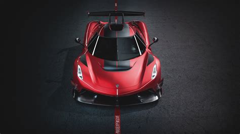 Koenigsegg Jesko Red Cherry Edition UHD 4K Wallpaper | Pixelz