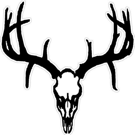 deer skull decal - Onestringer