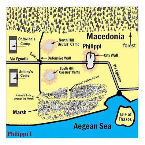 On this day in history, 10/03/19. In 42 BC the First Battle of Philippi takes place between the ...