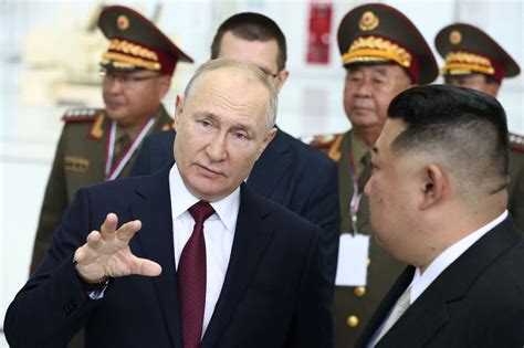 Putin, Kim meet at Russian cosmodrome ahead of expected arms talks