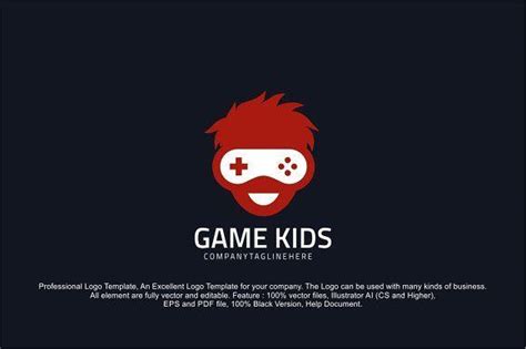 Red and Black Gamer Logo - LogoDix