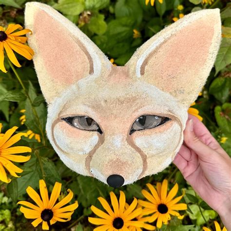 Therian Mask Fennec Fox Cheap - Etsy