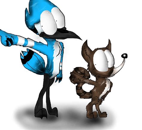 Mordecai and Rigby - Regular Show Fan Art (17450656) - Fanpop