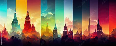 Diversity and pride wallpaper background illustration Stock ...