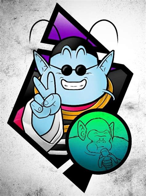 King Kai & Bubbles, Dragon Ball Z | Anime dragon ball, Dragon ball painting, Dragon ball artwork