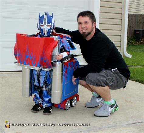 Coolest Transforming Optimus Prime Costume