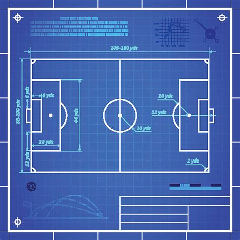 410+ Football Field Birds Eye View Illustrations, Royalty-Free Vector ...