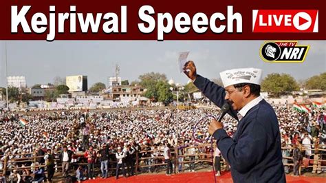 LIVE Arvind Kejriwal Speech After Delhi Elections Win | Aam Aadmi Party - YouTube