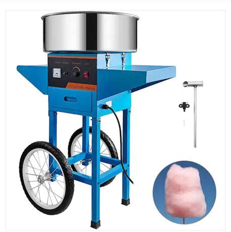 Tmldeals.com - Vevor Cotton Candy Machine With Cart Commercial Floss Maker perfect For Family