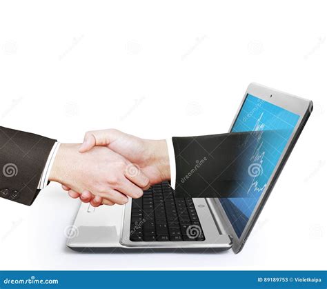 Laptop Front View with Monitor Stock Image - Image of marketing ...