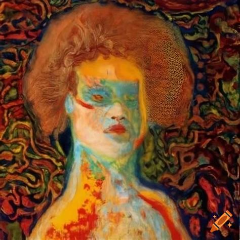 Vibrant individualistic portrait in abstract art style on Craiyon