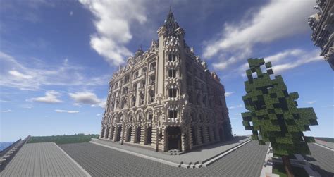 Ornamental corner building Minecraft Map