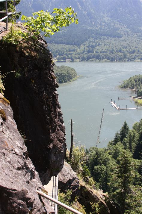 Another Beacon Rock Trail view. Beacon Rock State Park, WA. 07/2012 ...