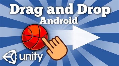 How to drag and drop game object in Android Unity game | Unity 2D tutorial - YouTube