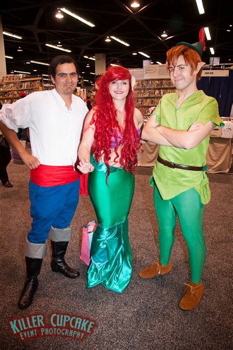 Prince Eric, Ariel, Peter Pan #Cosplay | WonderCon 2012 | Disney cosplay, Peter pan, Cosplay