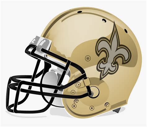 New Orleans Saints Nfl Football Helmet American Football - New Orleans Saints Transparent, HD ...