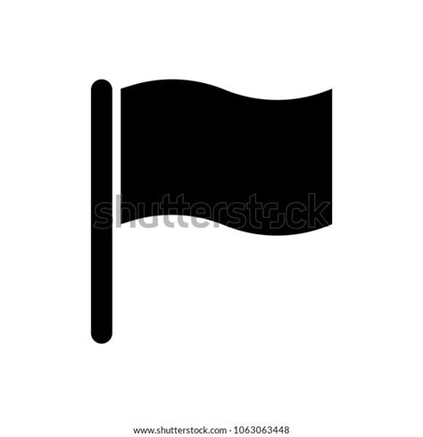 Flag Icon Waving Flag Vector Icon Stock Vector (Royalty Free) 1063063448