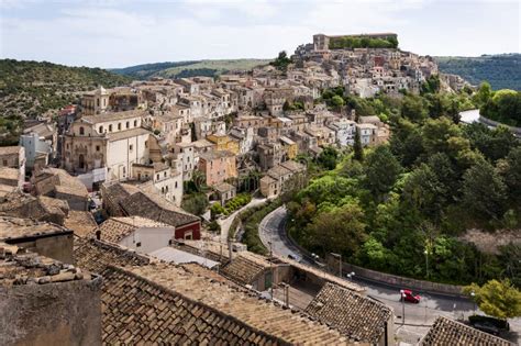 Ragusa Ibla stock image. Image of stairs, sight, panorama - 124006367