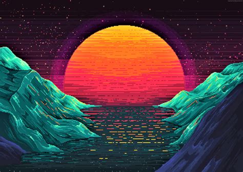 Retro Sunset Wallpapers - Wallpaper Cave