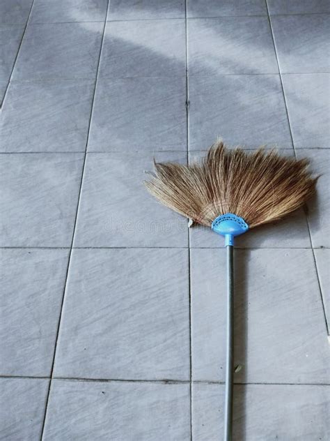 Broom stock photo. Image of floor, handmade, cleaning - 148026808