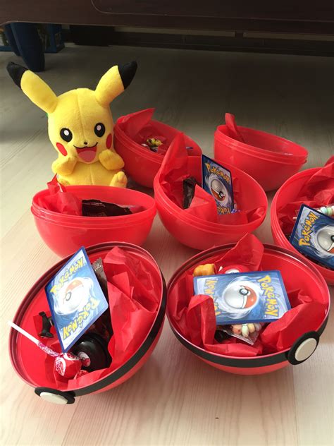 Pokémon party favors | Pokemon birthday, Pokemon birthday party supplies, Pokemon party supplies