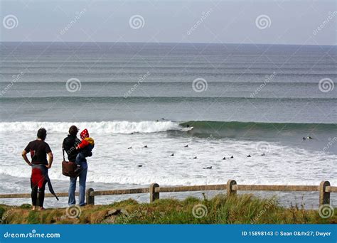 Surfing Lahinch editorial stock photo. Image of system - 15898143