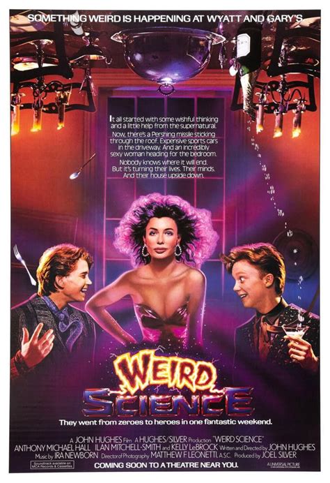 Weird Science Movie Poster | Weird science movie, Science movies, Kelly lebrock