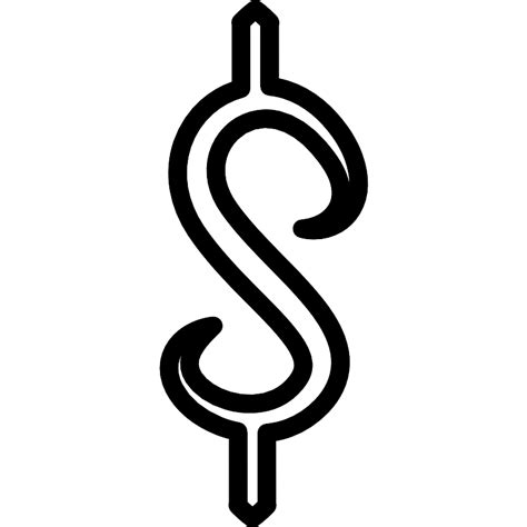 Dollar Currency Sign Vector SVG Icon - SVG Repo