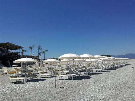 La Capannina Beach Locri, Beach in Calabria, Italy