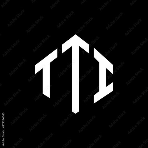 TTI letter logo design with polygon shape. TTI polygon and cube shape ...