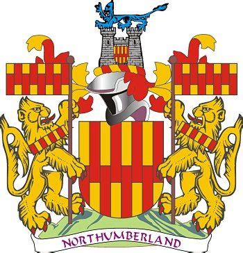 NORTHUMBERLAND COAT OF ARMS | Coat of arms, Northumberland, Arms