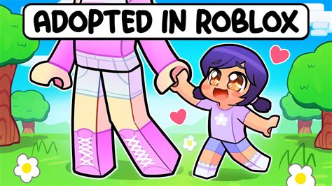 Adopted by a NEW FAMILY in ROBLOX! - YouTube