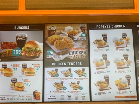 POPEYES Menu and Locations - Mommy Levy